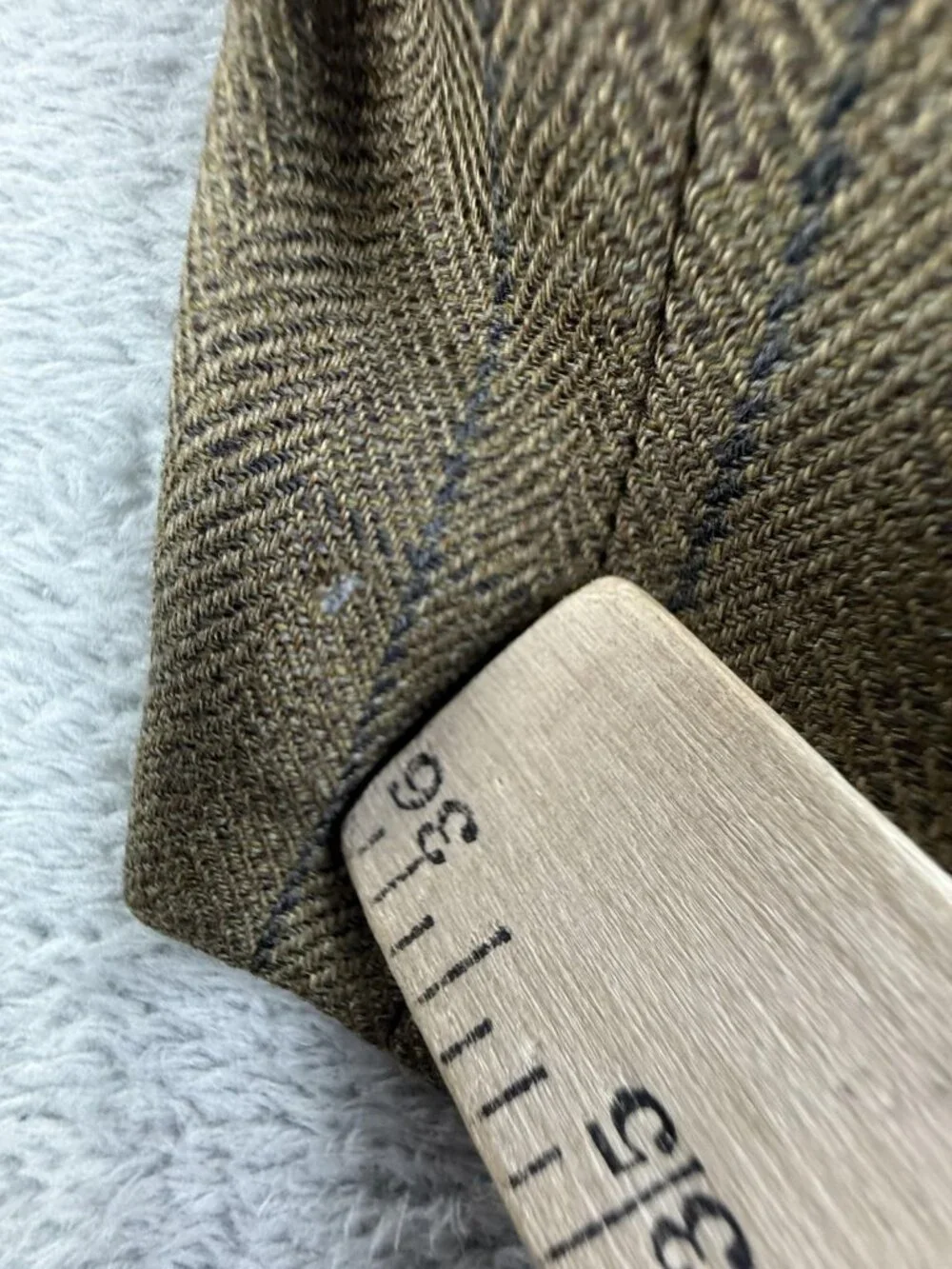 Lauren Ralph Lauren Blazer Mens 42L Brown Herringbone Tweed Sport Coat Jacket